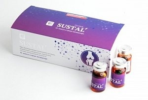 Растительная капсула Sustal’(Сусталь), 10 капсул по 500 мг в среде-активаторе 